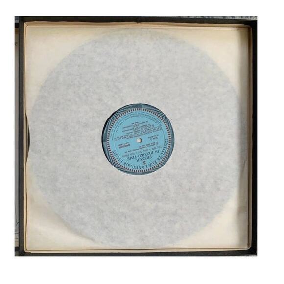 Learn French In Record Time 2x12" LP Hi Fidelity 1958 Columbia MINT No Book - Picture 6 of 12